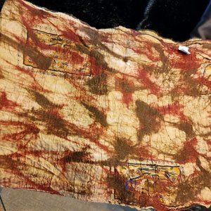 Handmade Silk & Wool scarf